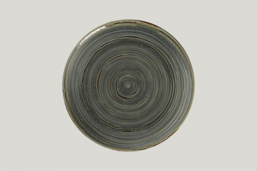 Assiette coupe plate rond Peridot porcelaine vitrifiée Ø 28,2 cm Rakstone Spot Rak