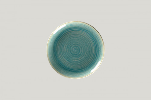 Assiette coupe plate rond Saphire porcelaine vitrifiée Ø 20,9 cm Rakstone Spot Rak