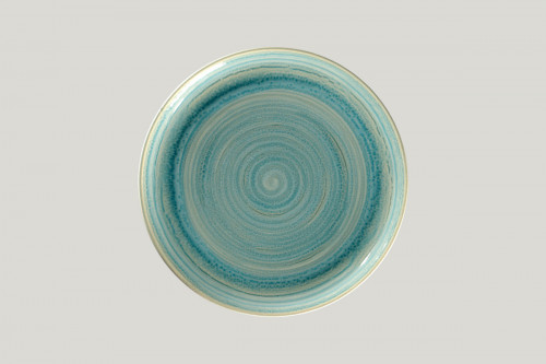Assiette coupe plate rond Saphire porcelaine vitrifiée Ø 26,7 cm Rakstone Spot Rak