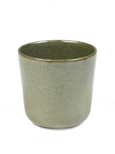 Gobelet à thé vert grès émaillé 30 cl Ø 9 cm Surface Serax