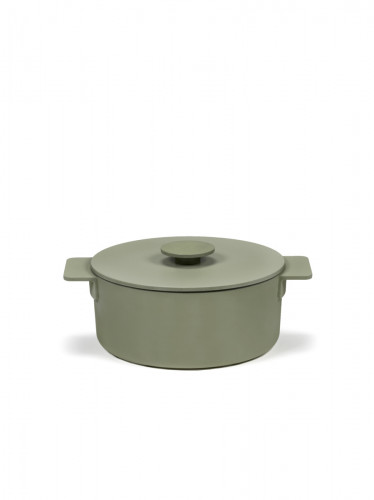 Cocotte fonte d'acier Sans revêtement Avec couvercle Ø 23 cm 12 cm 300 cl Surface Serax