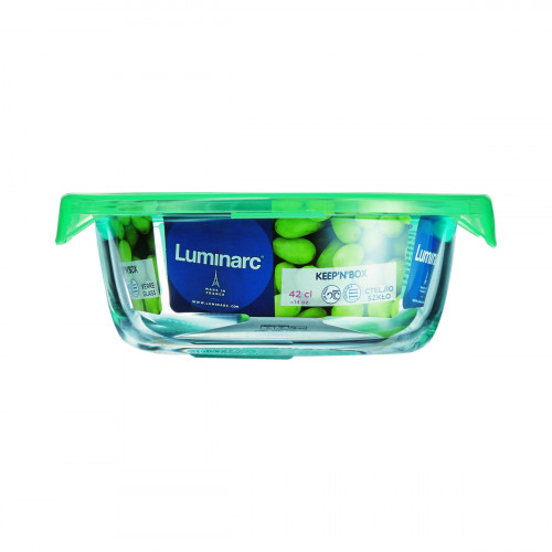 Boîte avec couvercle hermétique transparent verre trempé 13,8 cm Keep'n Box Luminarc