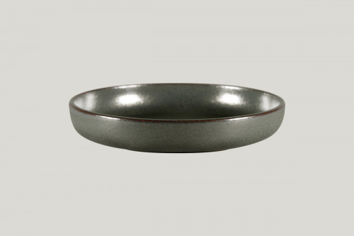 Assiette creuse rond noir porcelaine vitrifiée Ø 25,8 cm Rakstone Ease Rak