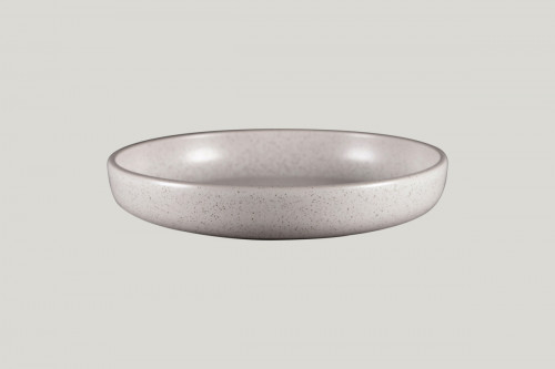 Assiette creuse rond gris porcelaine vitrifiée Ø 25,8 cm Rakstone Ease Rak