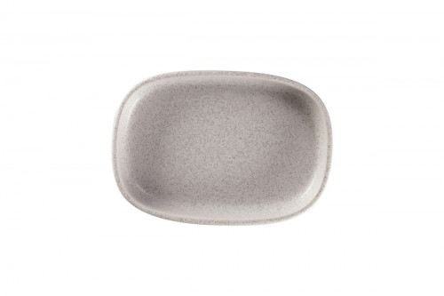 Plat creux gris porcelaine vitrifiée 26 cm Rakstone Ease Rak