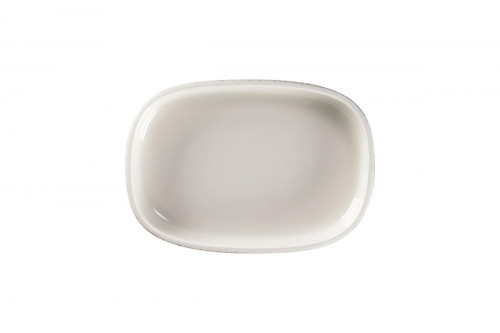 Plat creux gris porcelaine vitrifiée 26 cm Rakstone Ease Rak