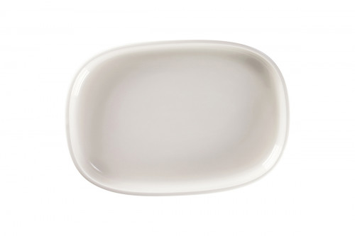 Plat creux ovale blanc porcelaine vitrifiée 33,2 cm Rakstone Ease Rak