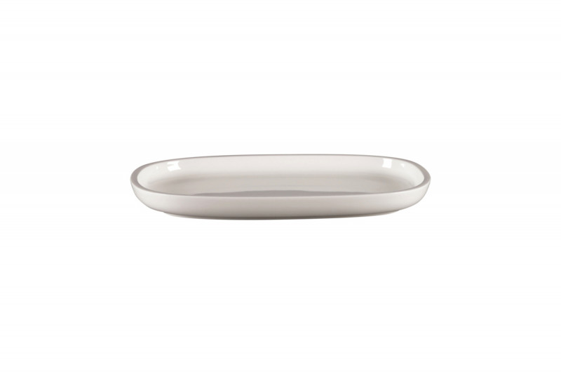 Plat rectangulaire blanc porcelaine vitrifiée 26,1 cm Rakstone Ease Rak