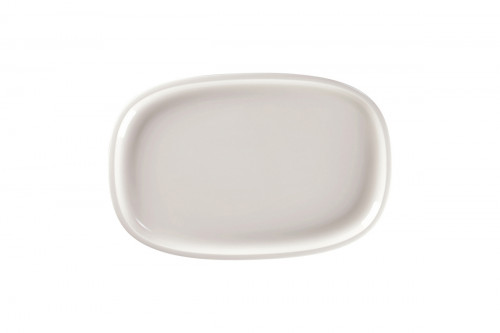 Plat rectangulaire blanc porcelaine vitrifiée 30,2 cm Rakstone Ease Rak