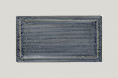 Assiette plate rectangulaire Jade porcelaine vitrifiée 38,5x21 cm Rakstone Spot Rak