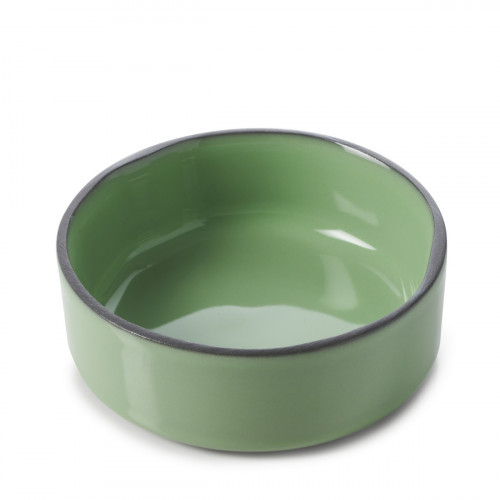 Coupelle rond vert porcelaine culinaire Ø 8 cm Caractère Revol