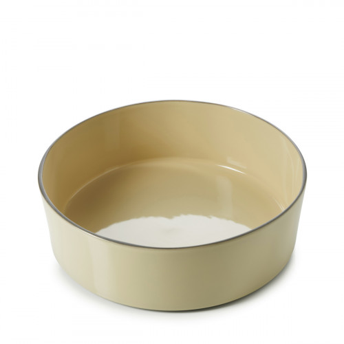 Saladier rond beige porcelaine culinaire Ø 25 cm Caractère Revol