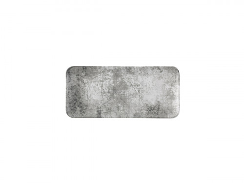 Assiette organique gris porcelaine vitrifiée 35x16 cm Urban Dudson