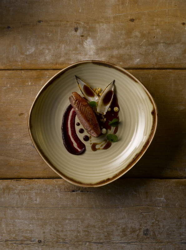 Assiette creuse rond Linen porcelaine vitrifiée Ø 29,5 cm Harvest Dudson