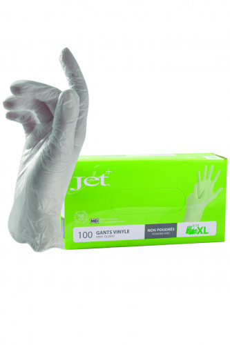 Gants en vinyle médicaux S (100 pièces)
