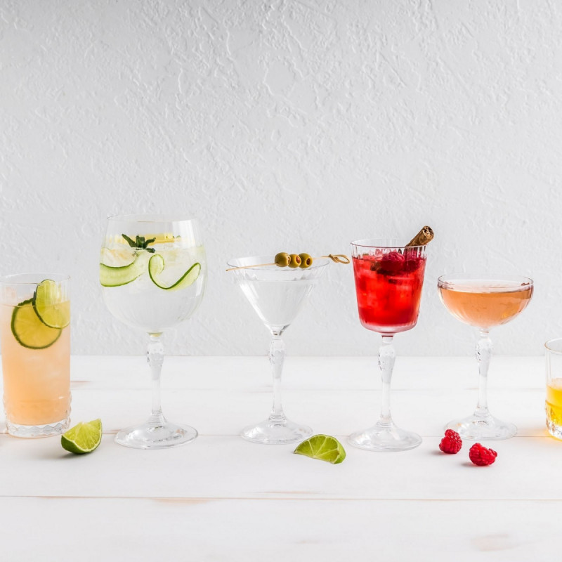 Verre à cocktail fizz verre cristallin 27,5 cl America 20s Bormioli Rocco