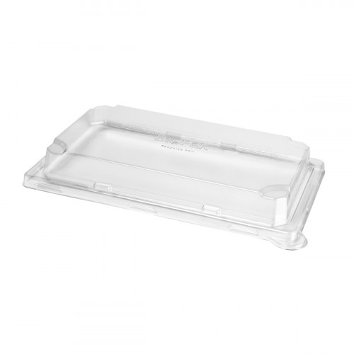 Couvercle pour plateau sushi transparent 248x156x33 mm Duni (50 pièces)