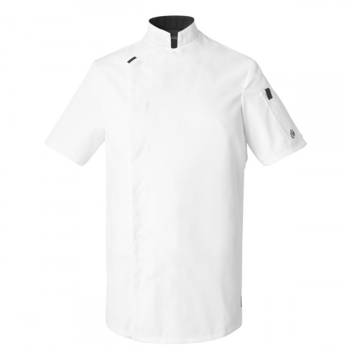Veste homme manches courtes blanc T3 Shade Molinel