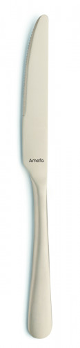 Couteau de table or 23,5 cm Austin Pvd Champagne Amefa