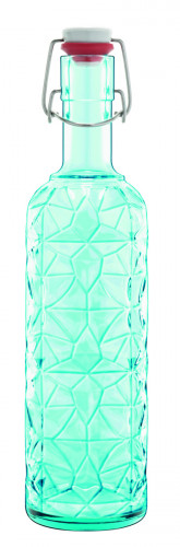 Bouteille bleu verre 100 cl Oriente Bormioli Rocco