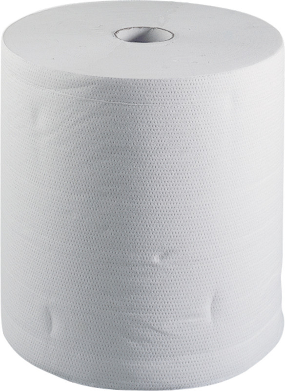 Rouleau essuie main blanc ouate de cellulose Ø 20 cm 140 cm
