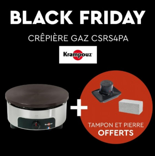 Crêpière gaz CSRS4PA-KR Ø 40 cm gaz Krampouz