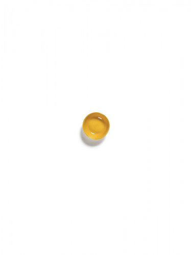 Plat rond sunny yellow grès émaillé Ø 7,5 cm Feast By Ottolenghi Serax