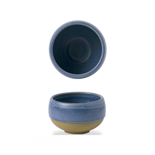 Bol rond bleu porcelaine vitrifiée Ø 9 cm Emerge Oslo Churchill