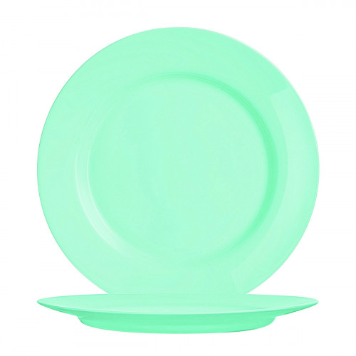 Assiette plate rond bleu verre opal Ø 15,5 cm Nova Aquitania Arcoroc