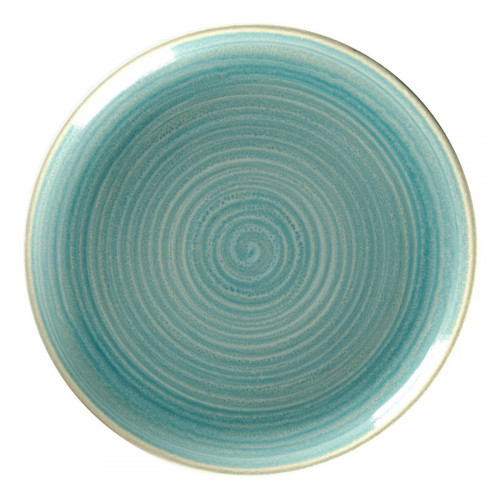 Assiette plate rond Saphire porcelaine Rak