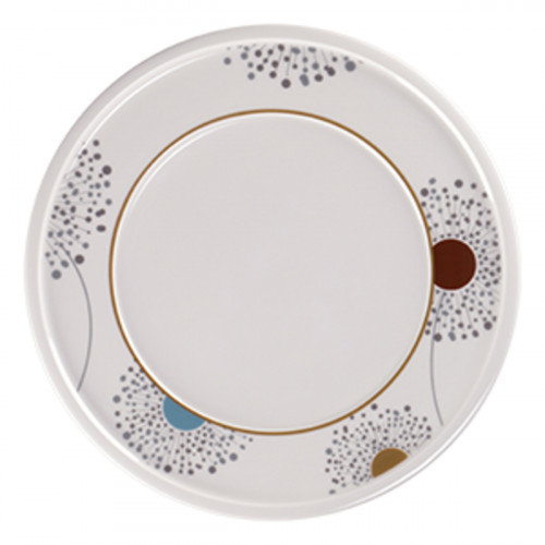 Assiette plate blanc porcelaine vitrifiée Ø 20,2 cm Rakstone Ease Décor Spring Rak
