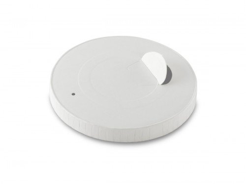 Couvercle carton pour gobelet blanc papier Ø 7 cm Alphaform (50 pièces)