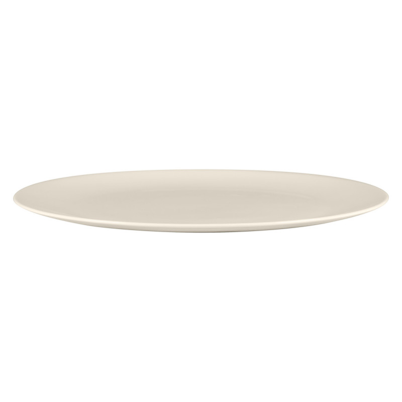 Assiette coupe plate rond blanc porcelaine bone china Ø 27,5 cm Bravura Rak