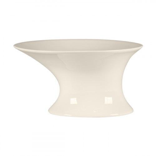 Assiette creuse surélevée rond blanc porcelaine bone china 15,8x14,9 cm Bravura Rak