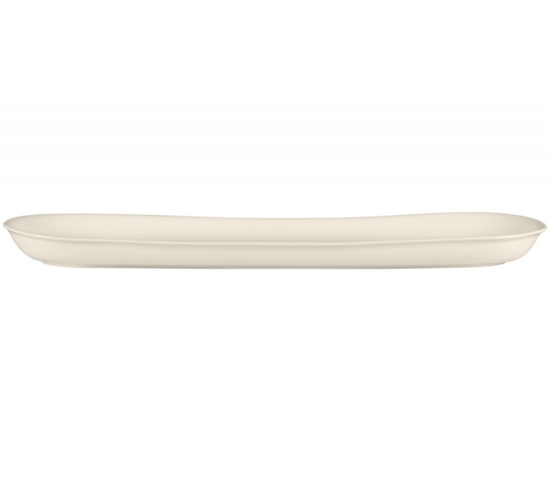 Plat rectangulaire blanc porcelaine bone china 40 cm Bravura Rak