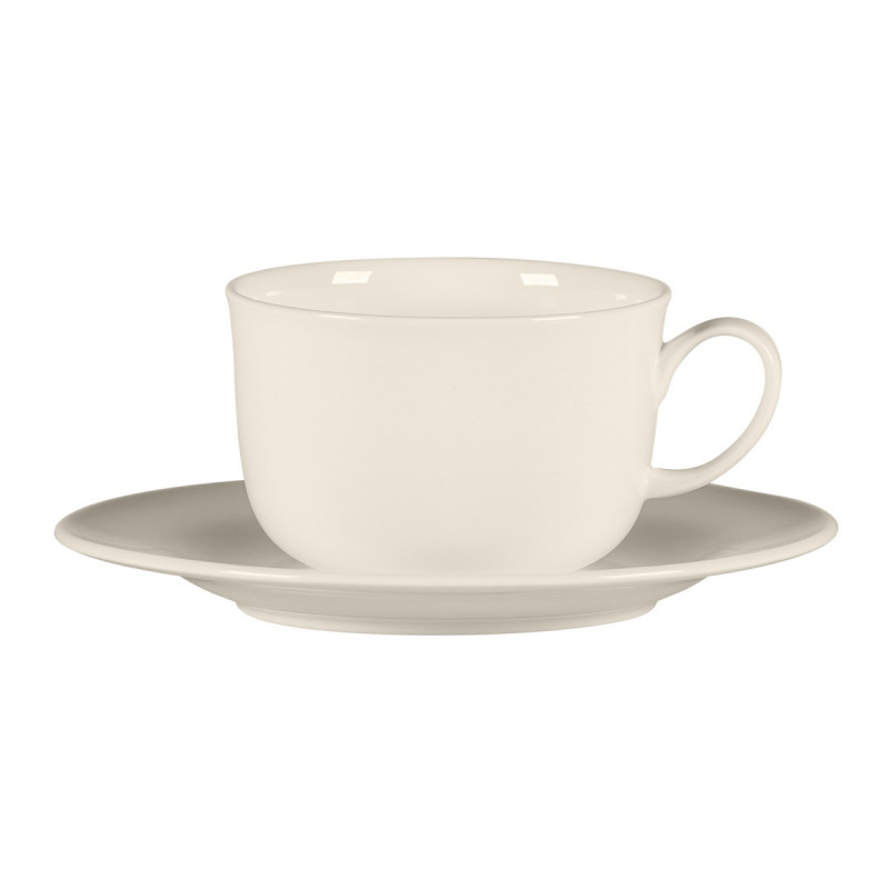 Tasse à café / thé rond blanc porcelaine bone china 21,3 cl Ø 8,6 cm Bravura Rak