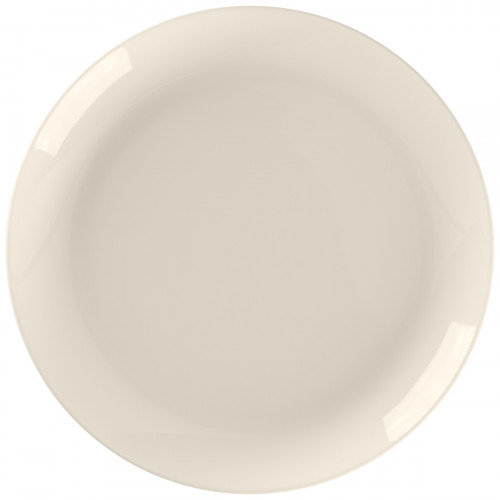 Assiette coupe plate rond blanc porcelaine bone china Ø 28,6 cm Fedra Rak