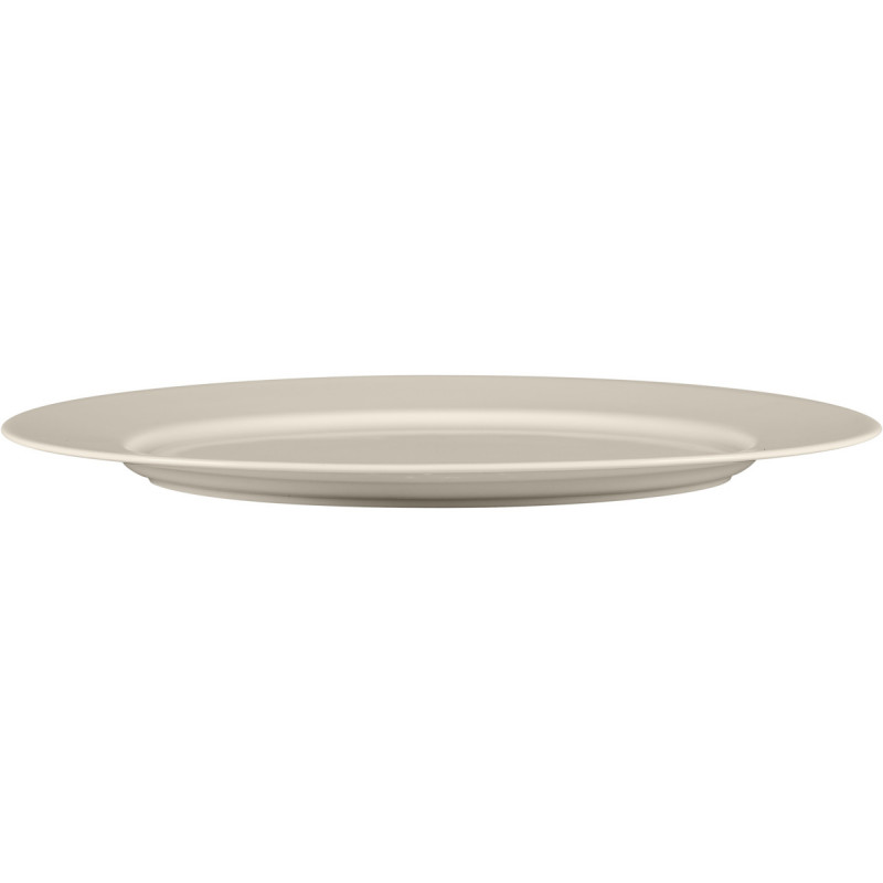 Plat ovale blanc porcelaine bone china 33,6 cm Fedra Rak
