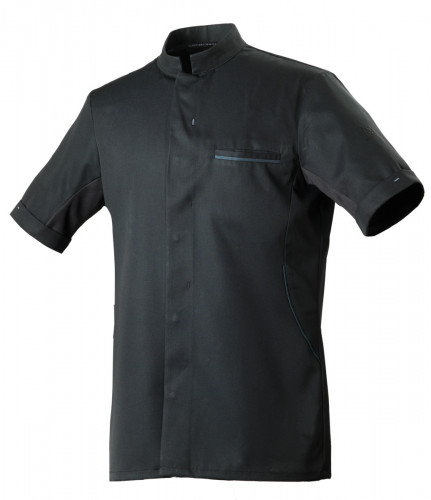Veste homme manches courtes noir T4 Dunes Robur