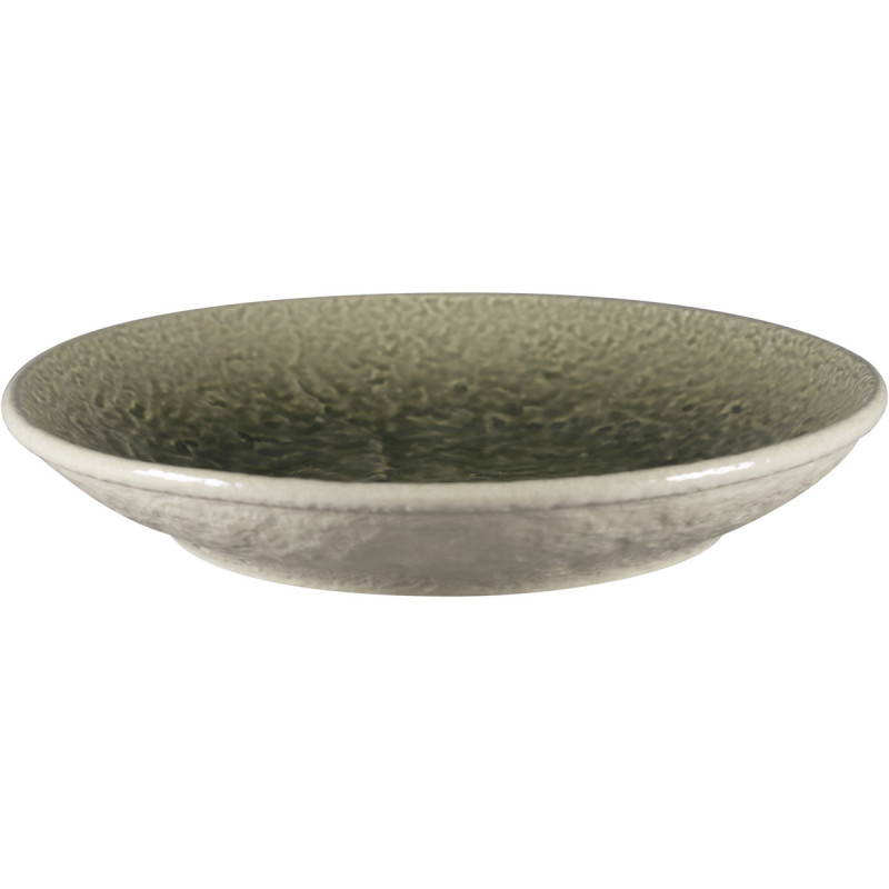 Assiette coupe creuse rond steel porcelaine vitrifiée Ø 26,1 cm Krush Rak