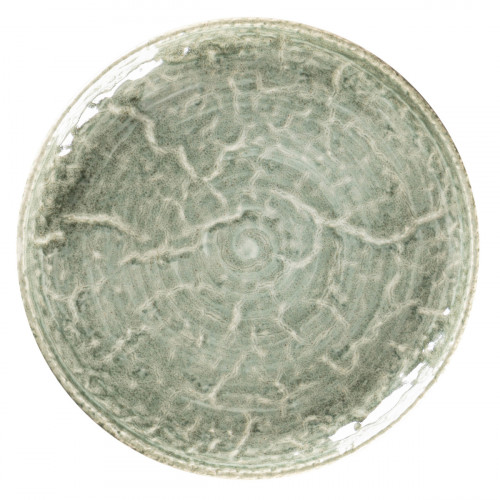 Assiette plate coupe rond porcelaine vitrifiée Ø 24 cm Krush Rak