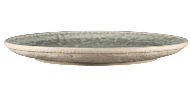 Assiette plate coupe rond Sage porcelaine vitrifiée Ø 27,9 cm Krush Rak