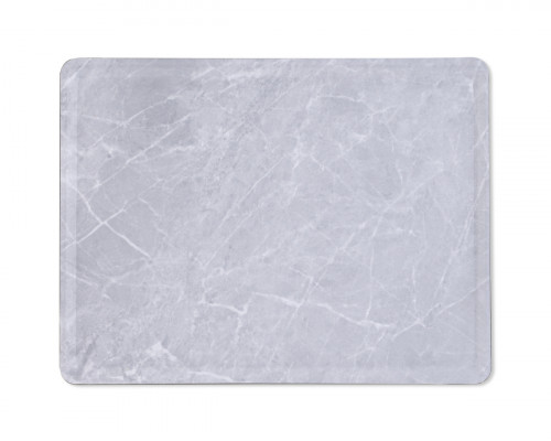 Plateau bois marbre gris 28x20 cm Slim Platex