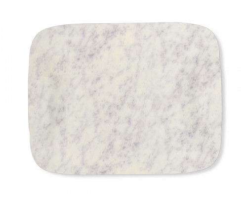 Plateau bois marbre blanc 41x29 cm Papillon Platex