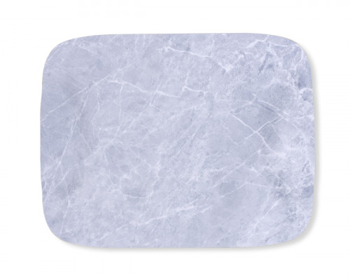 Plateau bois marbre gris 41x29 cm Papillon Platex