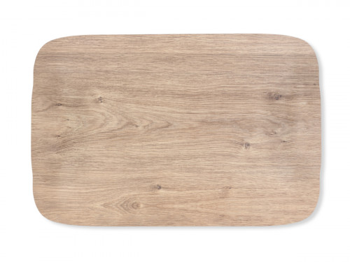 Plateau bois Chêne clair 60x40 cm Papillon Platex