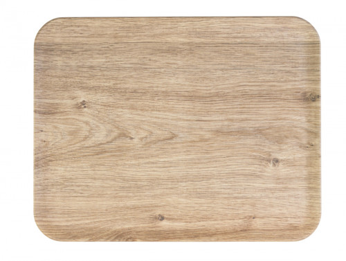 Plateau GN1/1 polyester Chêne clair 53x32,5 cm Profil 2 Platex