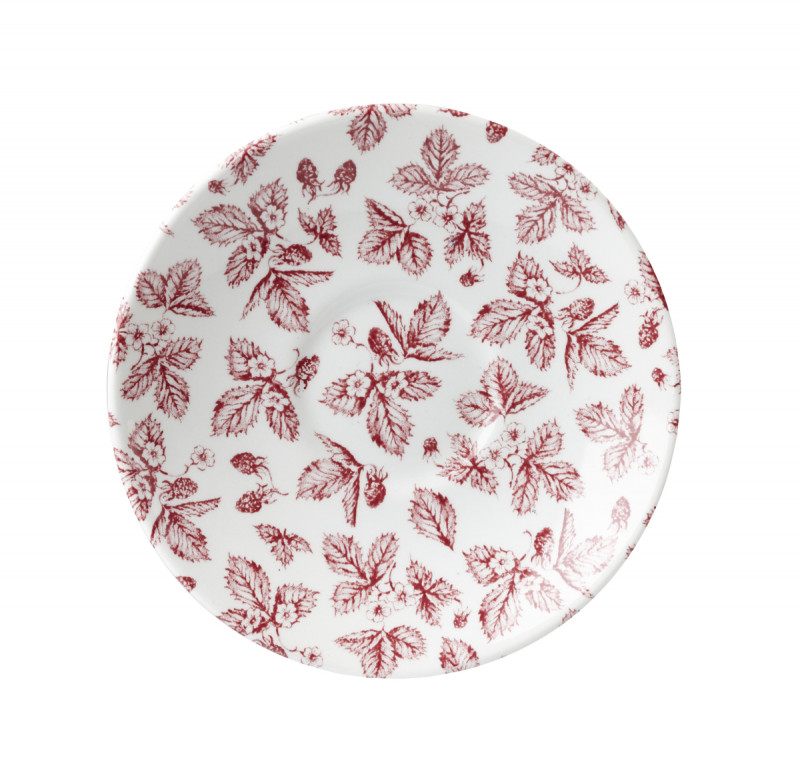 Tasse avec anses rond Georgian Cranberry Bramble porcelaine vitrifiée 19,8 cl Ø 9 cm Vintage Prints Cramberry Bramble Churchill