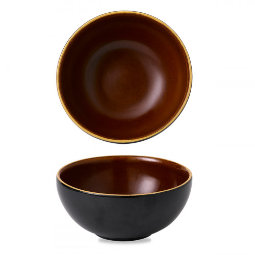 Bol conique noir porcelaine vitrifiée Ø 15,5 cm Nourish Tokyo Churchill