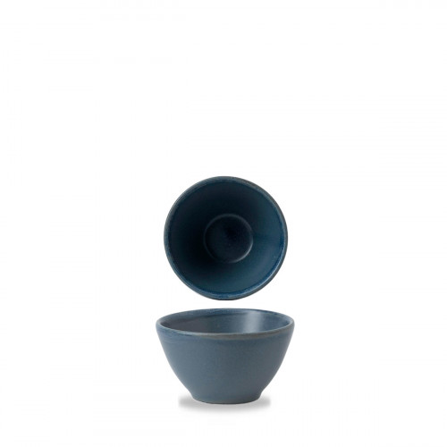 Pot conique oslo blue porcelaine vitrifiée Ø 8,5 cm Nourish Oslo Churchill